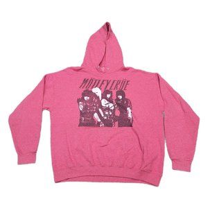 Motley Crue Size XL Mens Red Sweatshirt Hoodie Pullover No Tags Flaw